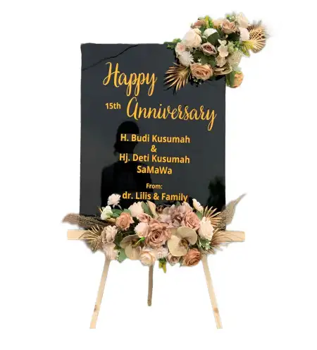 Papan Bunga Akrilik Tegalagung
